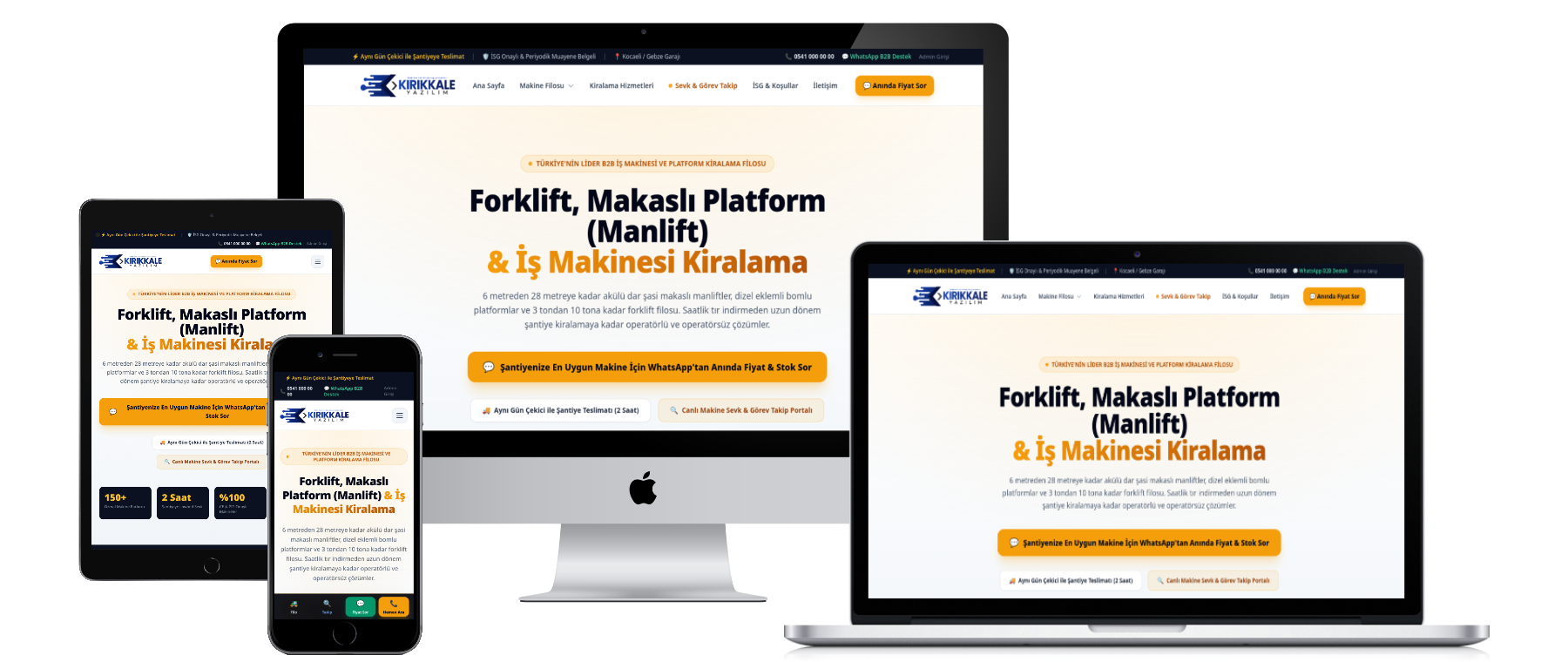 Manlift & Platform Kiralama Yazılımı