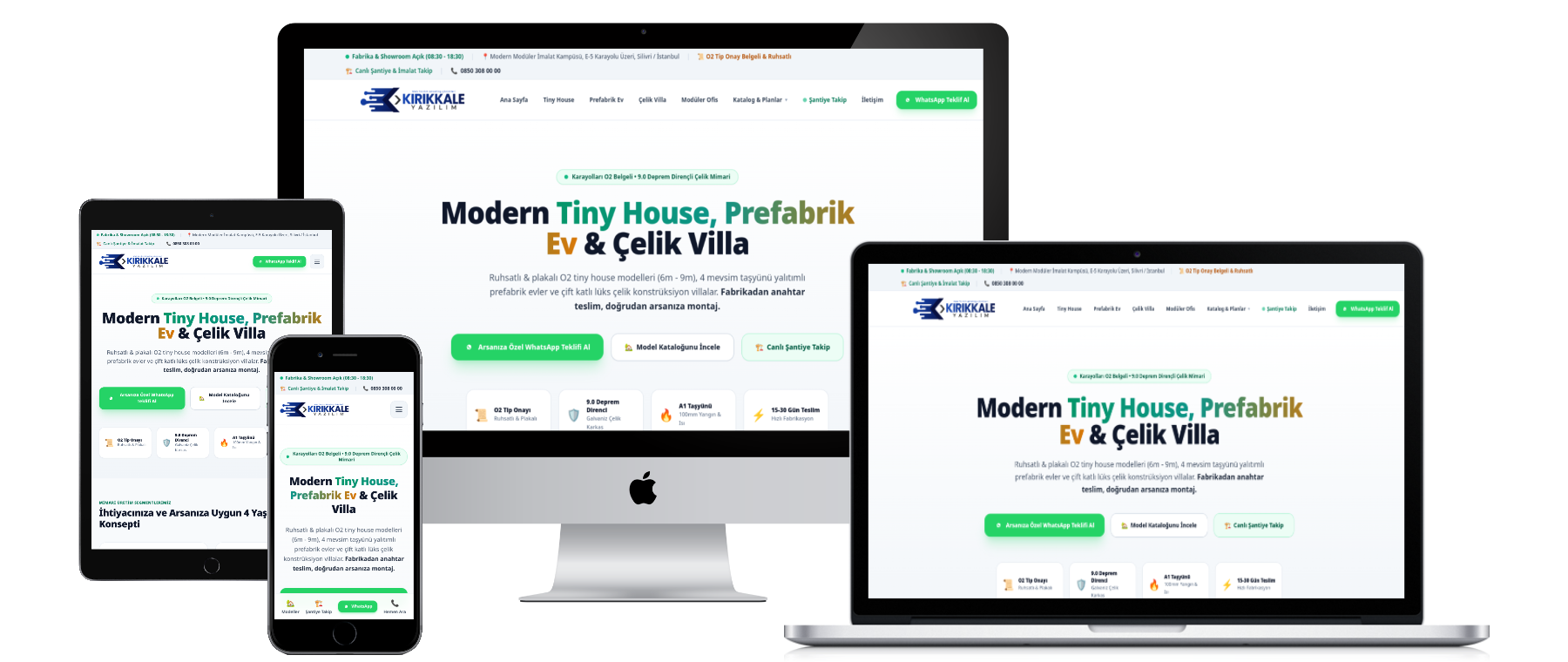 Tiny House & Çelik Villa Yazılımı