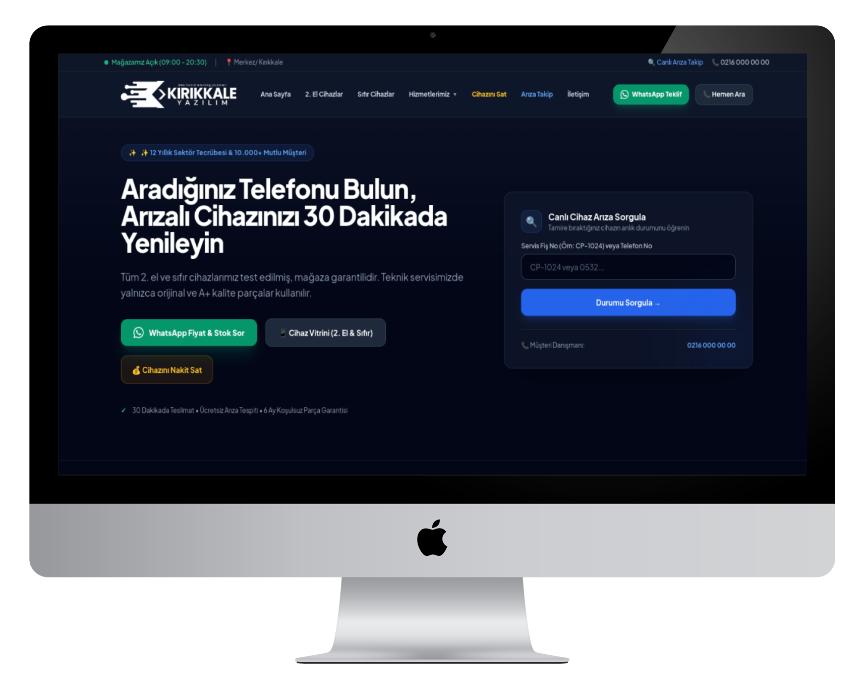 Cep Teknik Servis Yazılımı